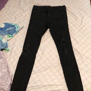 Black Zara Ripped Jeans